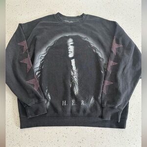 H.E.R MERCH GRAPHIC SWEATSHIRT